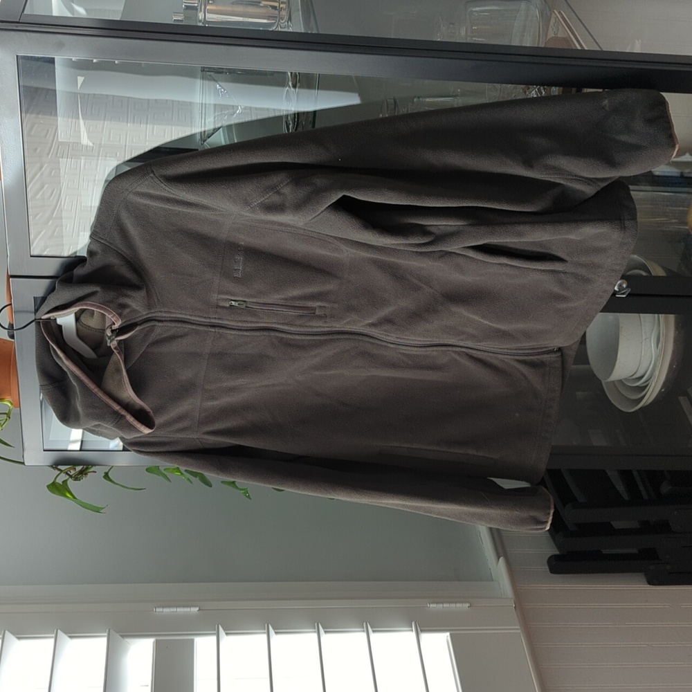 LL Bean fleece with hood